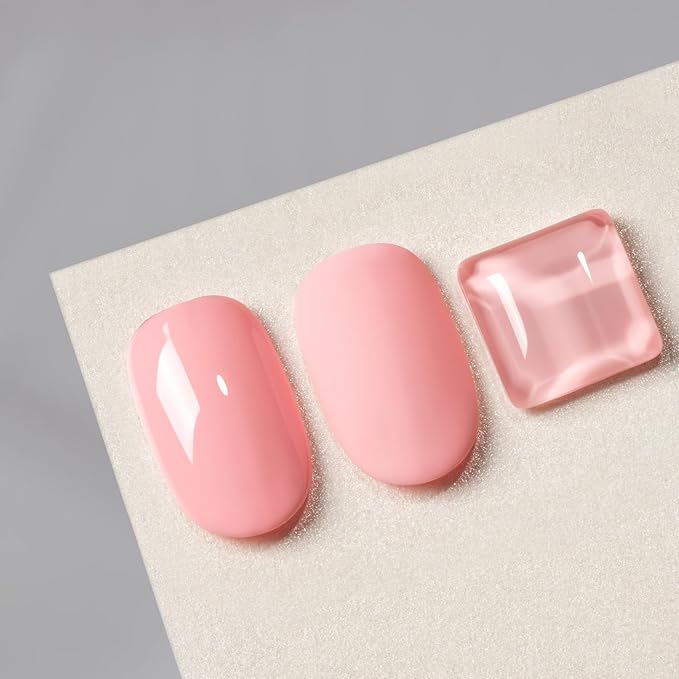 MAYCHAO 15ML Gel Nail Polish 1Pc Gel Polish Soak Off UV LED Nail Polish Nail Art Starter Manicure Salon DIY at Home, 0.5 OZ Peach Pink