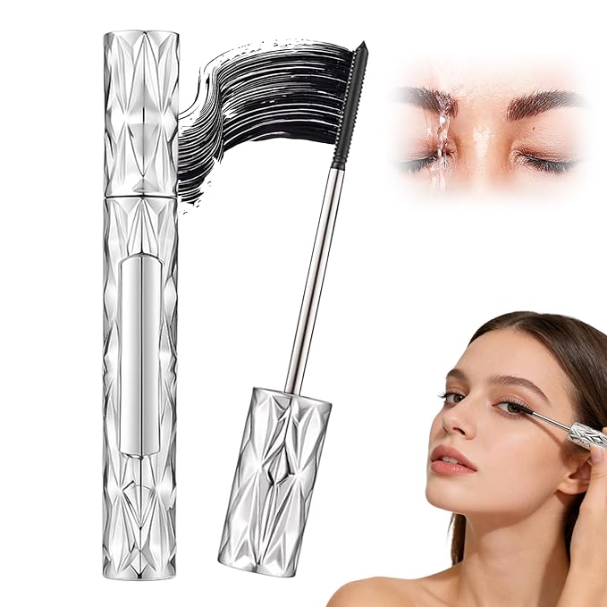 Eyelash Primer, Tubular Eyelash Primer, Iron Wand Mascara, Waterproof Quick Drying Long Curling Mascara, Natural And Non-Smudged, No Flaking, No Clumping(1)