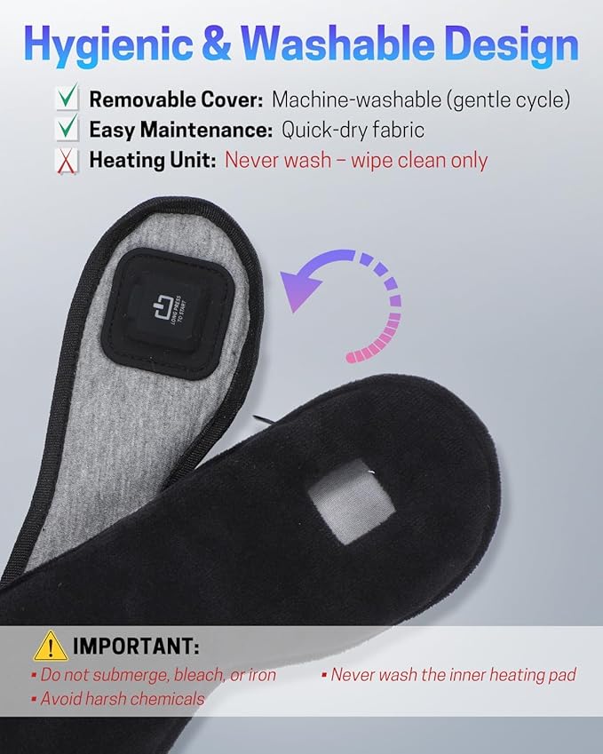 Heated Eye Mask for Dry Eyes, Stye Relief and Improved Sleep - Cordless Rechargeable Warm Compress with Graphene Heating, 3 Temp Settings, Auto Shut-Off, Washable Sleep Mask for Travel
