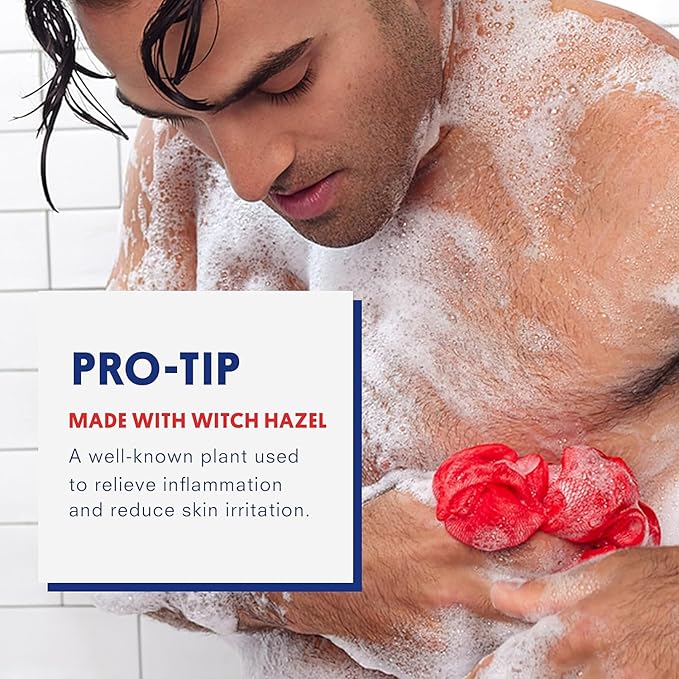 Huron Men’s Moisturizing Body Wash - Made With Coconut Oil, Vitamin E & Witch Hazel - Vegan, Cruelty-Free (30.3 Fl Oz (Pack of 1), Sea Salt)