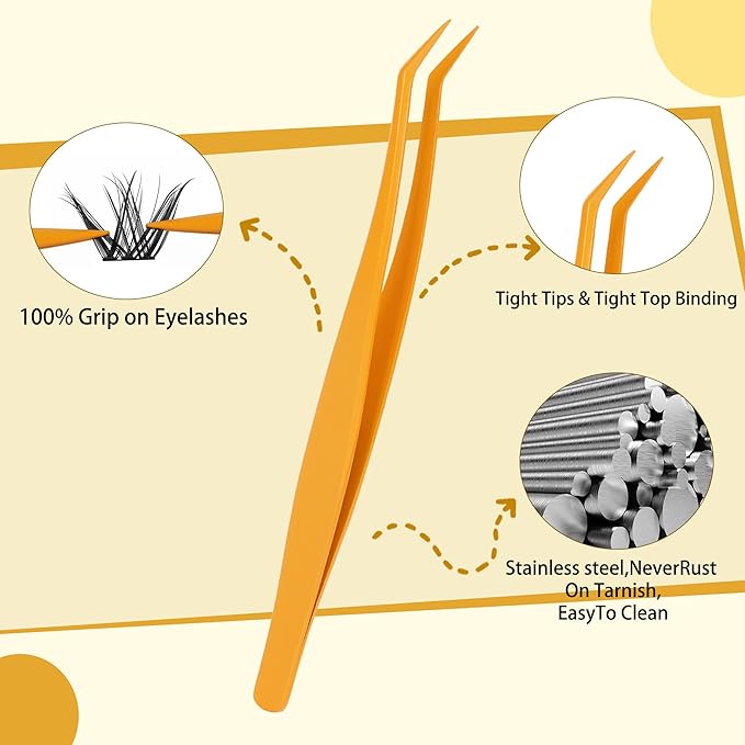 Leefrei Eyelash Clusters 10-18mm Wispy Lash Clusters D Curl DIY Cluster Lash Extension Kit Individual Lashes Kit With Bond & Seal, Glue Remover, Tweezers(LF05 Lashes Set)