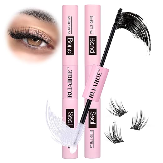 Ruairie Bond and Seal Lash Glue - Strong Hold, Waterproof, Eyelash Clusters