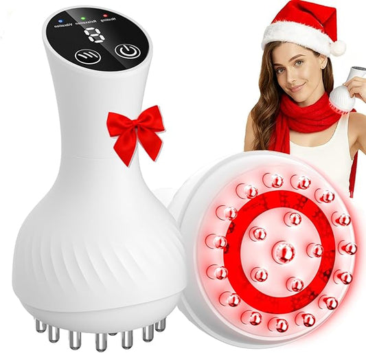 HarrFlow Lymphatic Drainage Massager & Anti Cellulite Massage Tool,New Lymphatic Massager,Helps Reduce Stretch Marks & Cellulite，for Belly, Arms & Legs,Body Sculpting Machine with Heat & Vibration