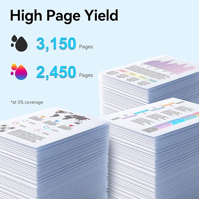 206X Toner Cartridges 4 Pack High Yield with Chip Replacement for 206X 206A HP Toner Cartridges Set for Color Laserjet Pro MFP M283fdw M283cdw M283fdn Pro M255dw M255nw M283 M255 Printer | 206X Toner