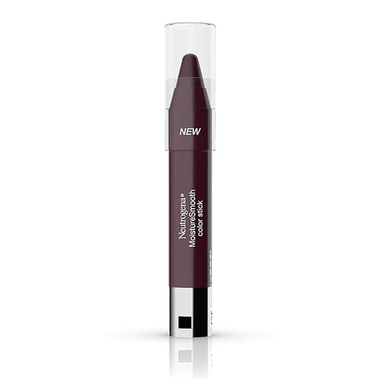 Neutrogena Moisturesmooth Color Lip Stick, 180 Deep Plum, .011 Oz. (Pack of 1)