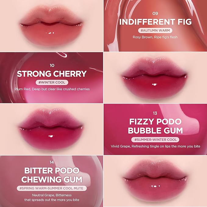 lilybyred Bloody Liar Coating Tint | Korean Glossy Lip Stain, Vivid & Juicy Color, Syrupy Shine, Moisturizing, Long-Lasting & Smudge-Proof, Non-Sticky, Lightweight, 0.14 oz. (19 Calm Cherry)