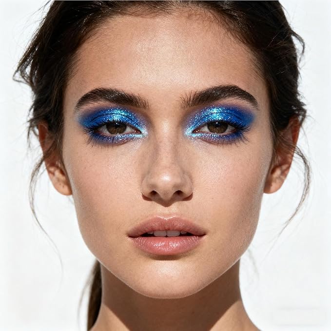 Glitter Boosted Shimmer Cream Eyeshadow Stick, Waterproof Instant Set, Creamy Texture, Non-Irritating, Ideal for Beginners & Models, Multiple Shades Available (18#)