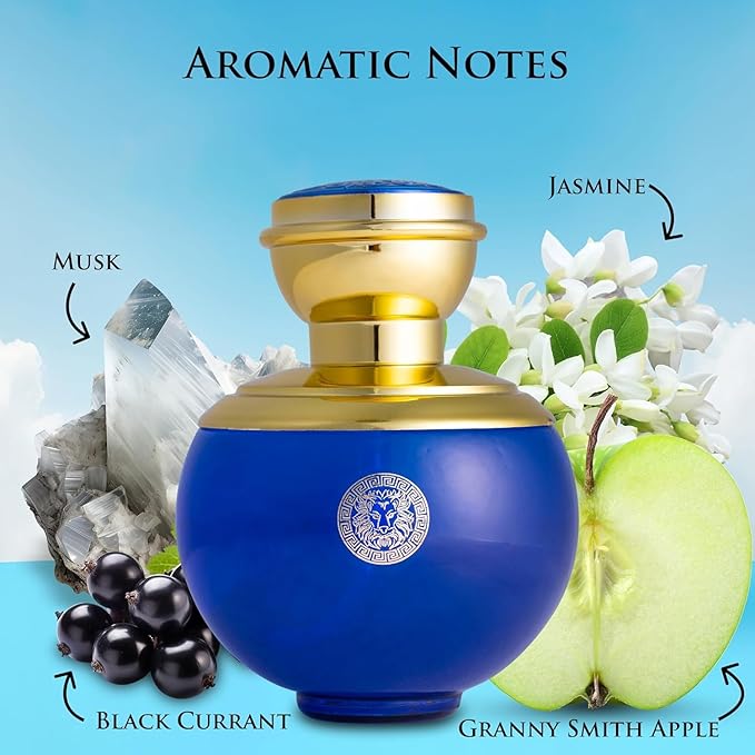 Verse Women’s Fragrance Collection – Deep Blue, Deep Purple & Pink Crystal Intense – 3.4 fl oz Eau de Parfum Gift Set – Floral, Fruity & Woody Notes with Apple, Pear, Raspberry and Magnolia