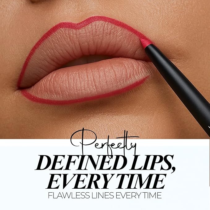 LePaon Cosmetics Define It Lipliner – Long-wear, Creamy Matte Lip Liner with High Pigment Payoff – Non-Drying Smooth Application for Defined Lips (Rendezvous)
