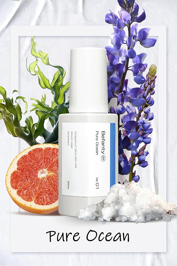 Befanty Natural Spray Deodorant for Women & Men, Aluminum-Free, 24 Hours Odor Protection, Long-Lasting Fragrance Body Mist, Travel Size, Suitable for Sensitive Skin – Pure Ocean, 2.0 fl oz