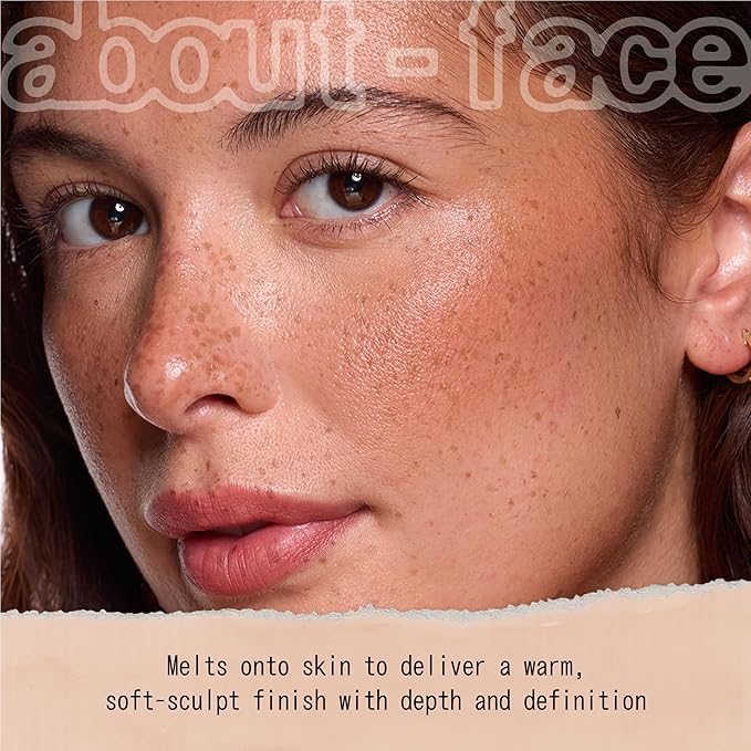 about-face Beach Freak Bronzer Stick Surf Curse– Ultra-Creamy, Vegan Bronzer & Contour Stick with Skincare Benefits – Dewy Finish – Hydrating Formula with Daikon Seed Extract – Medium