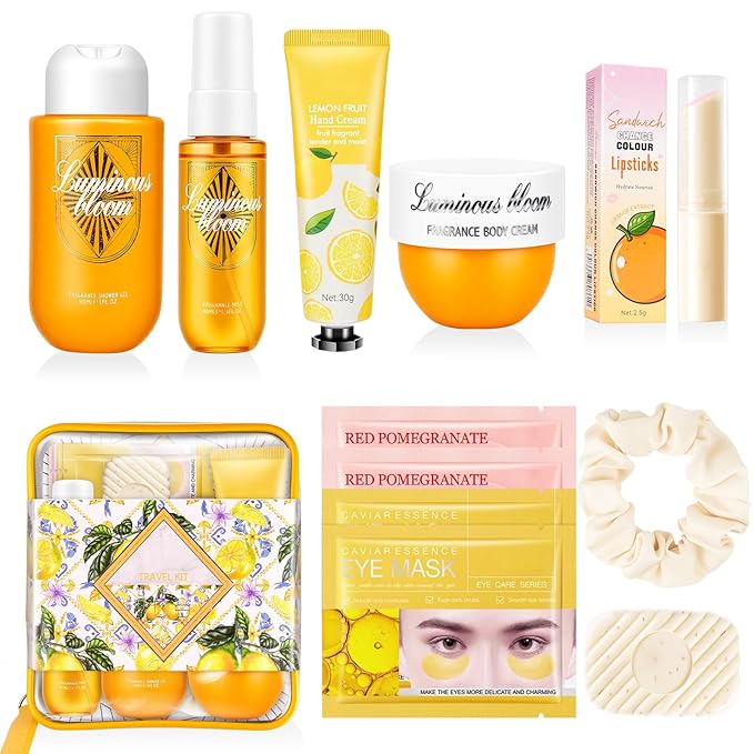Gifts for Women Skin Care Set, 11 Pcs Skincare Kit For Women Gift Complete Travel -Size Spa Kit Skincare Gift Set Teens Birthday Valentines Mothers Day Gift