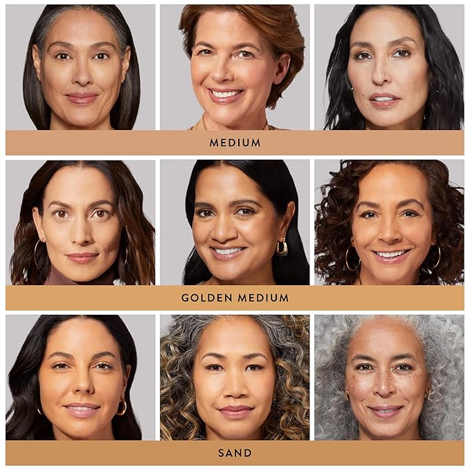 LAURA GELLER NEW YORK Baked Double Take Powder Foundation - Golden Medium - Buildable Medium to Full Coverage - Matte Finish
