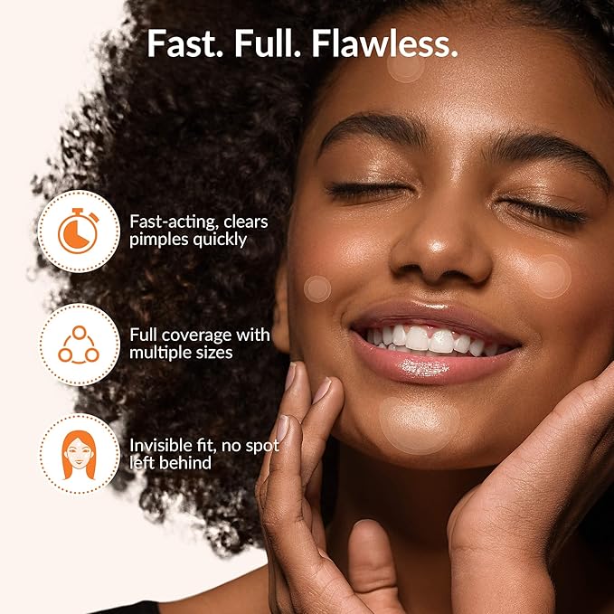 RPE Life Korean Pimple Patches – 4 Size Invisible Acne Stickers with Salicylic Acid & Hydrocolloid Miracle Patches for Pimples Zit Stickers Blemish Dots Pimple Stickers for Face - 36 Count