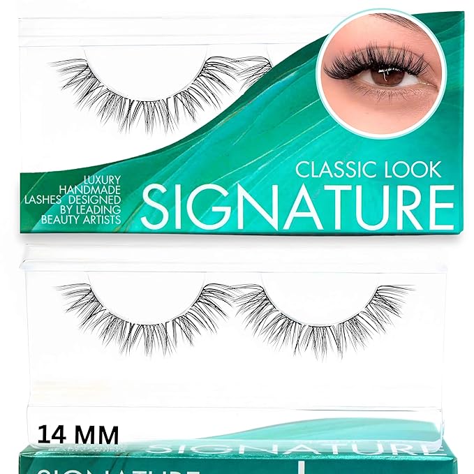 GAZELLE Luxury Natural Lash Clusters, Soft Korean Silk PBT Fibers, DIY Cluster Eyelash Extensions, Comfortable Wear, Lasts 10 Days – Signature – 14mm
