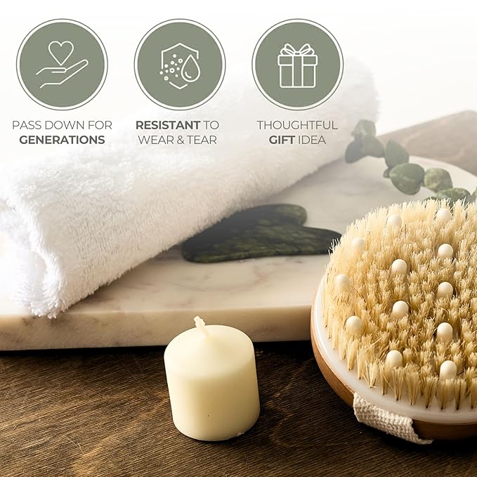 Abundantly Made Co. | 6-Piece Lymphatic Drainage Variety Kit + Wood Therapy Massage Tools | Wood, Jade & Silicone for Maderoterapia, Gua Sha, Cupping & Dry Brushing | Body Sculpting + Fascia Massager
