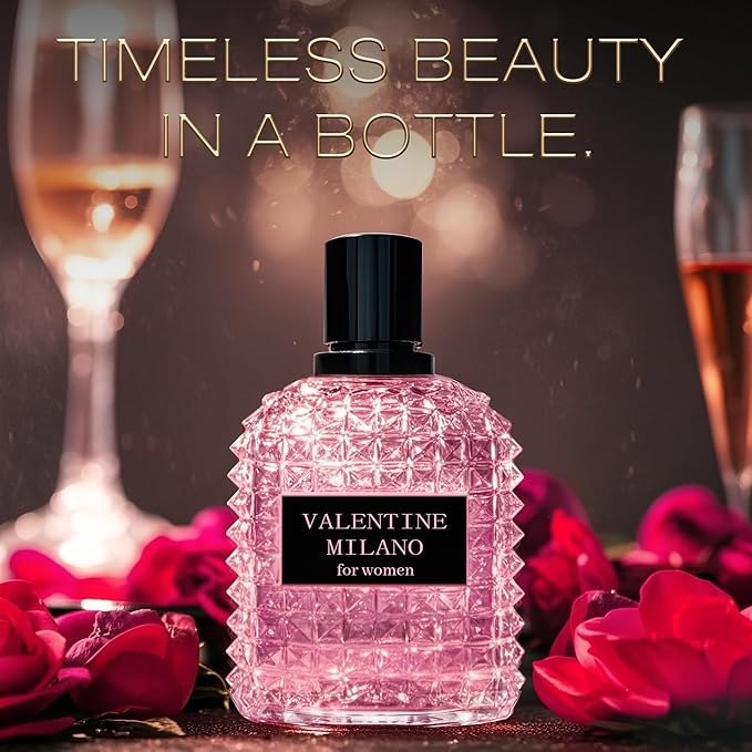 A CENTER Perfum Combo Set for Women - Floral Fragrance with Jasmine, Rose & Lily of the Valley | 3.4 Fl Oz Each Women Cologne Gift Set (Bliss Soir/Valentine Milano/Mon Amour Paris)
