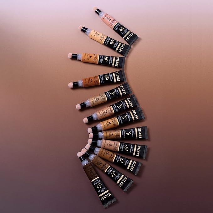 Milani Conceal + Perfect Undereye Brightener for Treating Dark Circles, Face Lift Collection - Nectar