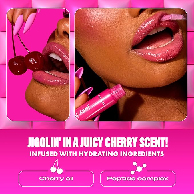 NYX PROFESSIONAL MAKEUP Jelly Job Lip Gloss, Lip Tint Gloss with Full-Bodied, Smoothing, and Hyper-Glossy Shine - Jelly Icing (Icy Lilac)