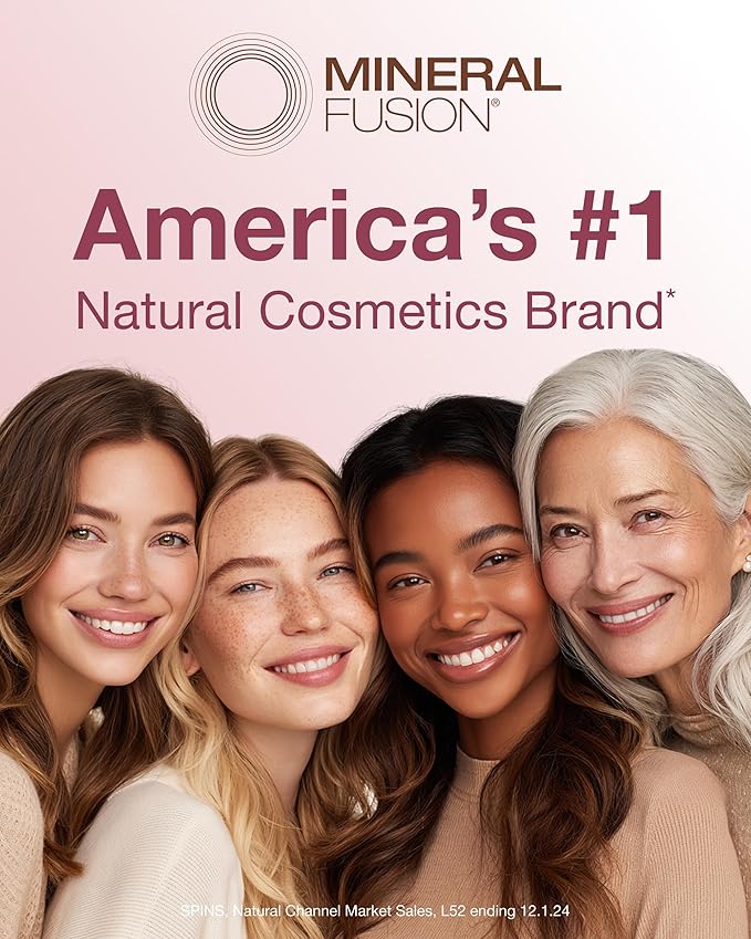 Mineral Fusion Eye Pencil (Light Brown - Rough) - Eyeliner with Soothing Chamomile, Meadowfoam & Vitamin E - Smooth & Long Lasting, Hypoallergenic, Non-Irritating Eye Makeup