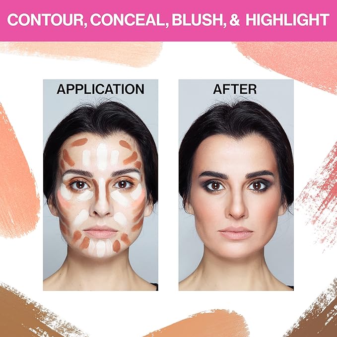 Wet n Wild MegaGlo Conceal & Contour Highlighter Stick, When The Nude Strike | Matte | Face Multistick Makeup (Pack of 3)