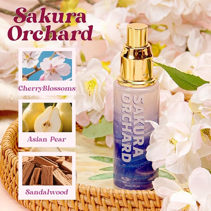 Azulfra Body & Hair Spray for Women, Travel Size Body Mist, Fragrance Gift Set, 3 Pack, Each 2 Fl.oz