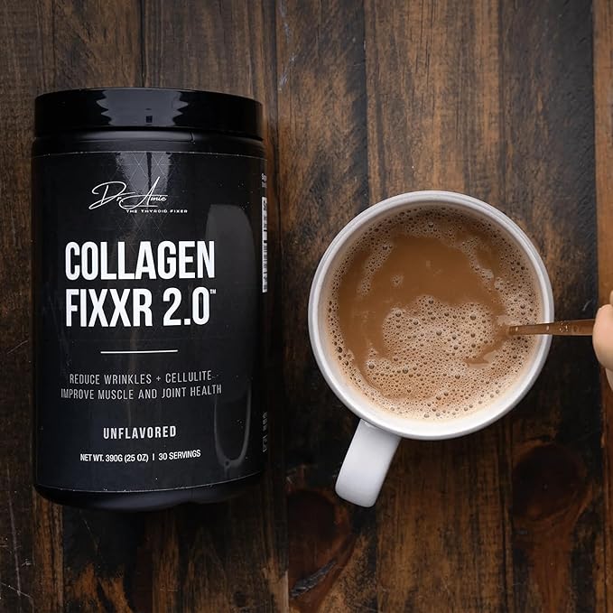 Fixxr Collagen 2.0 by Dr. Amie | with 3 Bioactive Collagen Peptides | Unflavored | 30 Servings