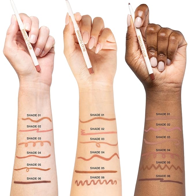 Freck Beauty MAKEOUT CLUB Lip Liner – Creamy Precision Formula, Long-Wearing, Smooth Application, Naturally Defined Finish, Designed to Pair with Soft Blur Lipstick | SHADE 06 (Rich Chocolate Brown)