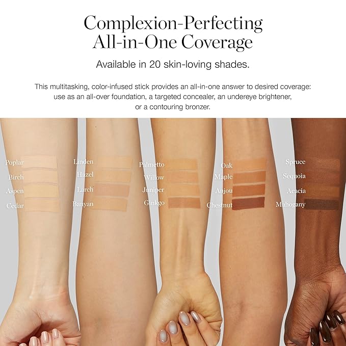 Ogee Sculpted Complexion Foundation Stick (Anjou 11.5N - Deep Beige, Golden Undertones) Full Coverage Foundation Makeup - Instantly Balance & Even Complexion - 70% Organic Ingredients