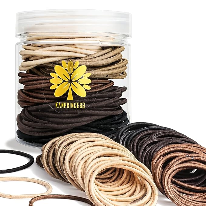 Hair Ties for Thick, Thin Hair - Elastic Ponytail Holders, No Damage Hair Bands for Women & Girls, Daily Life Hair Styling Accessories (Multicolor)