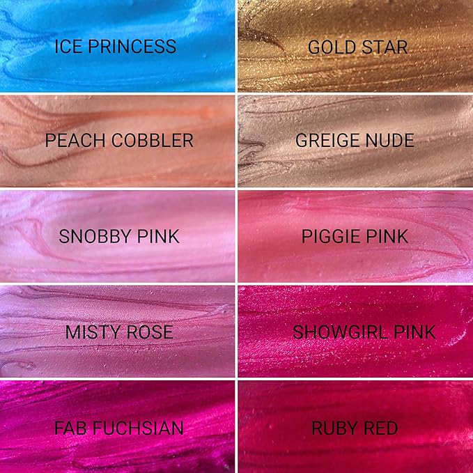 Aromi Peachy Nude Lip Gloss | Beige Metallic Lip Oil for Women, Moisturizing Glossy Finish, Plumping, Shimmery (Peach Cobbler)