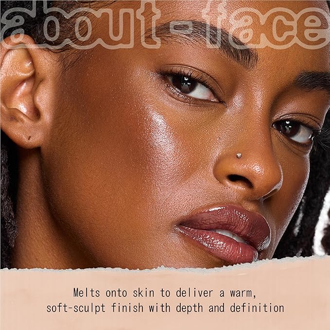 about-face Beach Freak Bronzer Stick Eternal Sunset– Ultra-Creamy, Vegan Bronzer & Contour Stick with Skincare Benefits – Dewy Finish – Hydrating Formula with Daikon Seed Extract – Medium Deep