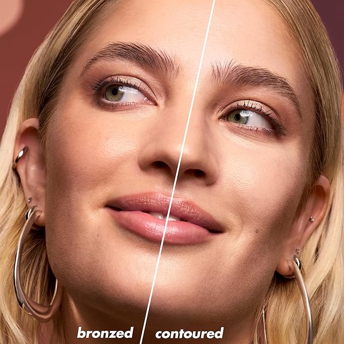 e.l.f. Camo Liquid Bronzer & Contour, Silky Highly Pigmented Formula, Creates a Long-Lasting Bronzed Glow & Natural Look, Vegan & Cruelty-Free, 1 Fair