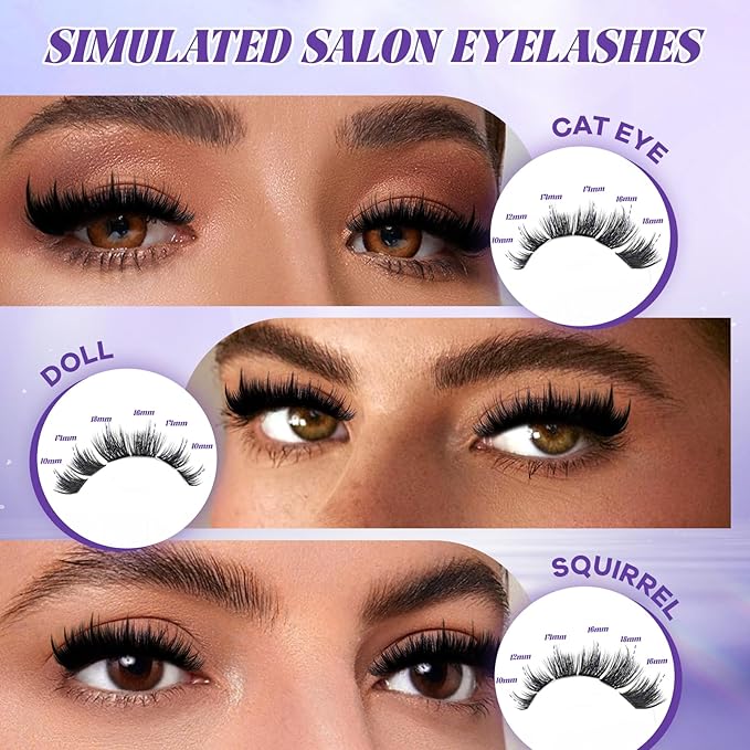 B&Q Manga Lash Clusters SalonSpike 02 10-18mm Mixed Fluffy Eyelash Clusters 120pcs Easily Achieve Salon-quality Lash Extension Results Perfect for Beginners to DIY at Home.(Lash-SalonSpike 02)
