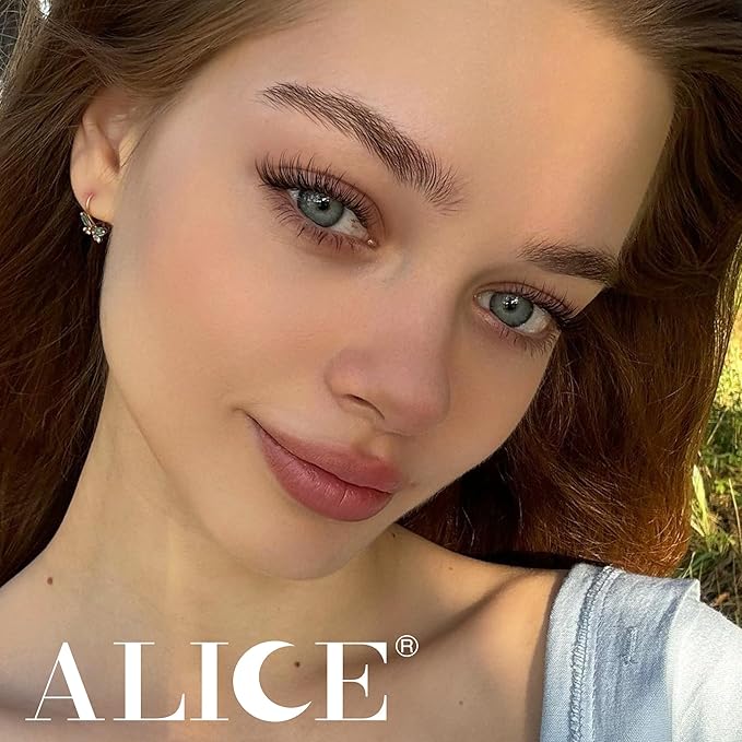 ALICE Natural Lash Clusters Kit Clear Band Wispy Lash Extension Kit Cluster Eyelash Extension Kit 162pcs C Curl 11-13mm Individual Lashes with Lash Glue Bond and Seal and Tweezers DIY at Home