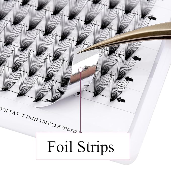 Volume Lash Extensions 3D to 20D Premade Fans Eyelash Extensions Pointy Base Fans 0.05 0.07 0.10 8-20mm Available Thin Base (16D-0.07D, 11mm)