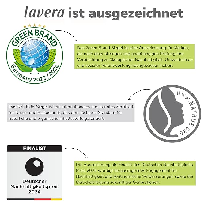 lavera Invisible Finish Loose Powder - Long Lasting Setting Powder - Sets Make Up & Provides Matte Finish - Transparent Face Powder - PETA Certified - Vegan - Made in Germany - 0.4 Oz