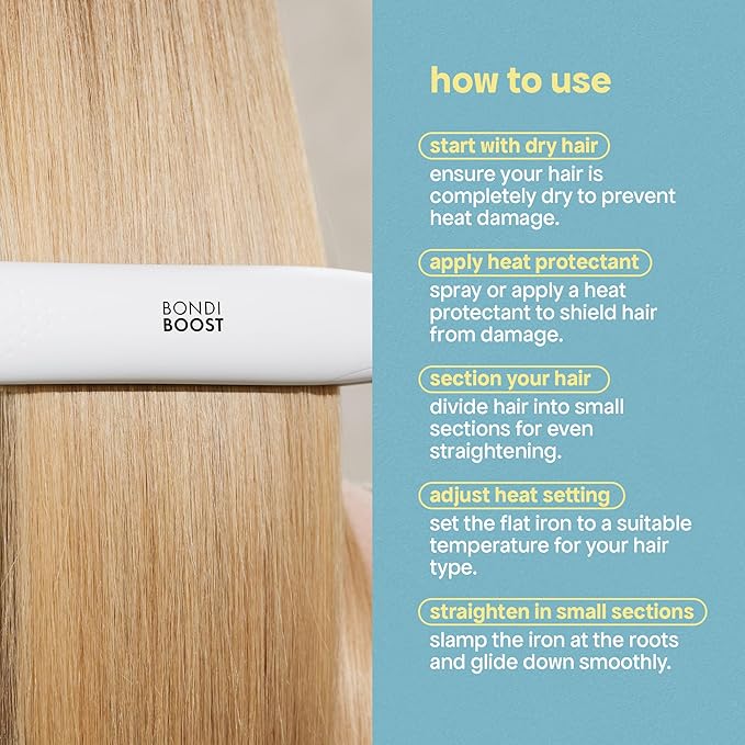 BondiBoost Aloe Plated Flat Iron 1" US