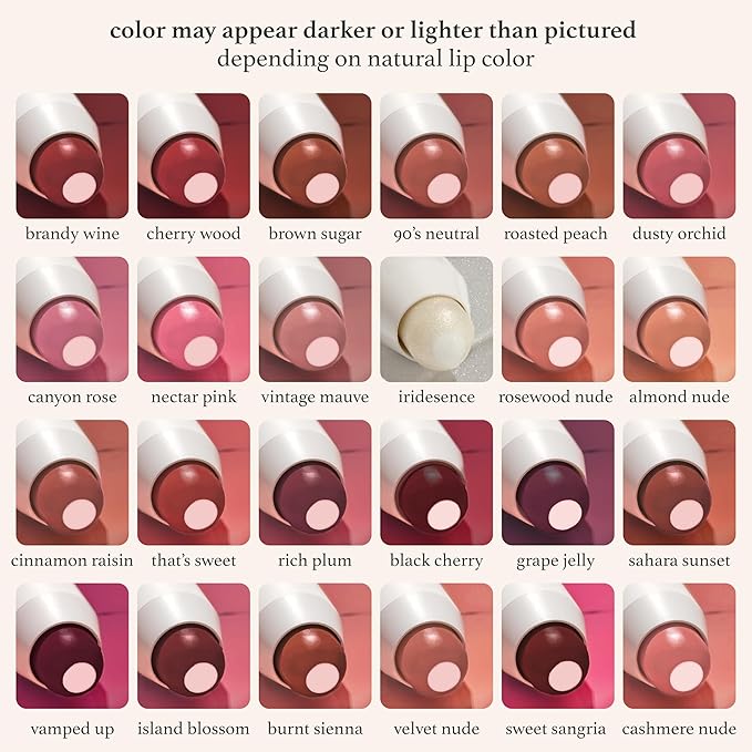 Julep It's Balm: Tinted Lip Balm + Buildable Lip Color - Vintage Mauve - Natural Gloss Finish - Hydrating Vitamin E Core - Vegan