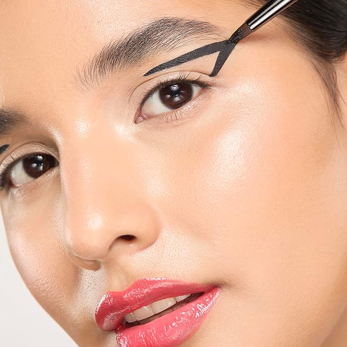 Gerard Cosmetics Eternal Eyeliner, Ultra Black Liquid Eyeliner with Fine Precision Tip Applicator, Extended Long Wear, Cruelty Free, Waterproof Smudge Proof Eyeliner