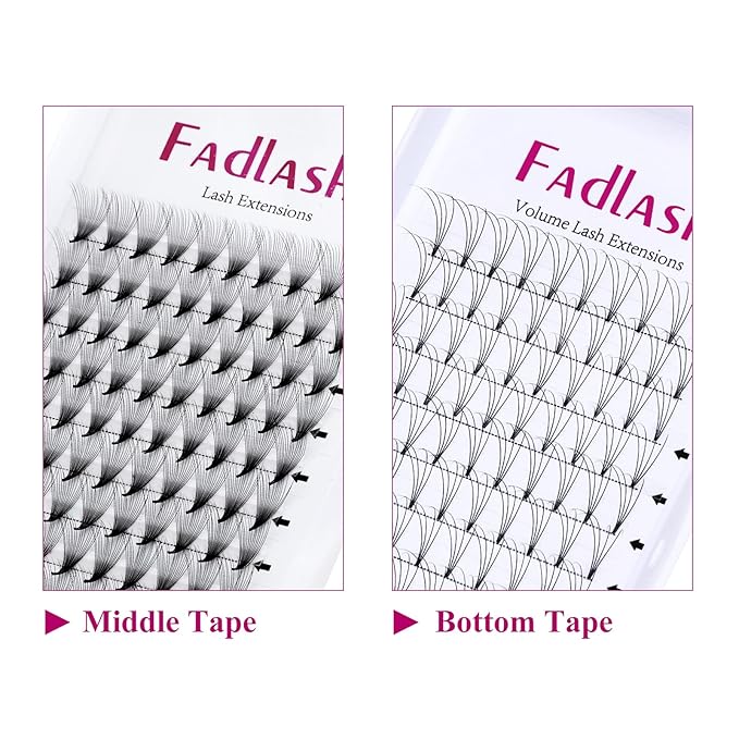 Eyelash Extensions Premade Fans Eyelash Extensions C CC D DD Curl Pointy Tip Pre Fan Eyelashes Premade Lash Extension Fans Volume Lash Extensions Pre Made Volume Lashes (16D-0.07C, 12mm)