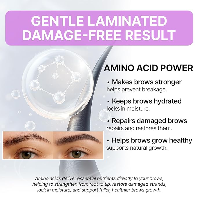 CLIONE PRIME At Home Brow Lamination Kit - DIY Eyebrow Lamination Kit Professional Eye Brow Perm Kit Instant DIY Eyebrow Lift Kit for Fuller Thicker Brows Lasts For Upto 8 Weeks