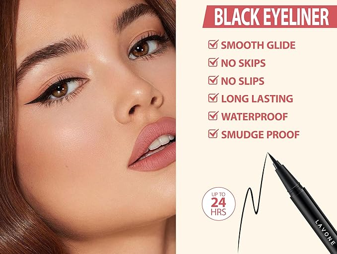 Eyebrow Pencil Kit, with Microblading Eyebrow Pen, Eyebrow Gel, Eyeliner, Eyebrow Brush, Eyebrow Pencils for Women, Waterproof, Smudge Proof, Long Lasting Makeup Formula - Soft Brown
