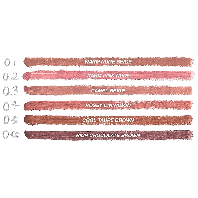 Freck Beauty MAKEOUT CLUB Lip Liner – Creamy Precision Formula, Long-Wearing, Smooth Application, Naturally Defined Finish, Designed to Pair with Soft Blur Lipstick | SHADE 06 (Rich Chocolate Brown)