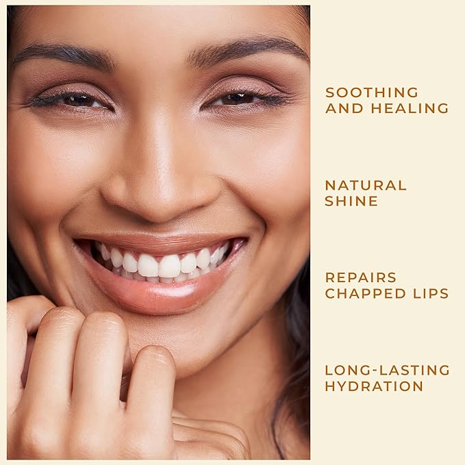 Pineapple Melon Lip Balm Hydrating & Nourishing Lip Moisturizer with Squalane, Castor Oil, and Vitamin E, Smooth Application, Lip Care, Barrier Protection, Non-Waxy, Refreshing Scent - 0.15 Fl oz