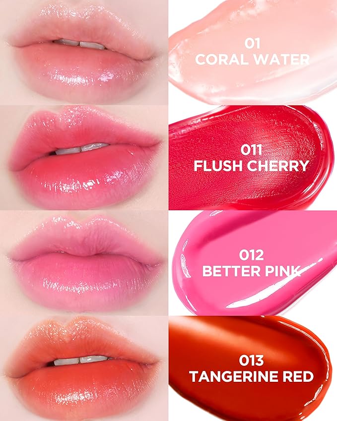 TOCOBO Glow Ritual Lip Balm 001 Coral Water 0.67 oz / 19g | Glow Moisturizing Vegan Lip Balm including High Nutrition & Transparent Coral Color