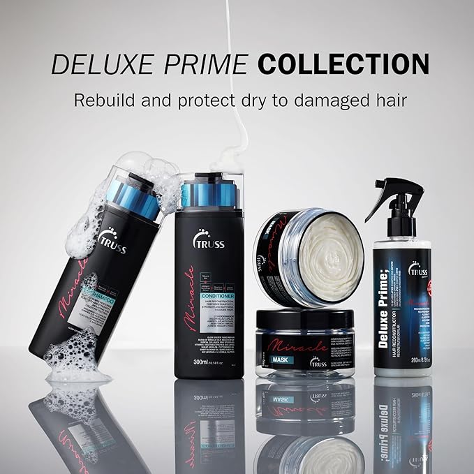 TRUSS Miracle Hair Conditioner for Women & Men - Anti-Aging & Color Protection Hair Care - Anti-Frizz & Hydrating Conditioner - Helps Restore Elasticity, Strength & Shine (10.14 oz)