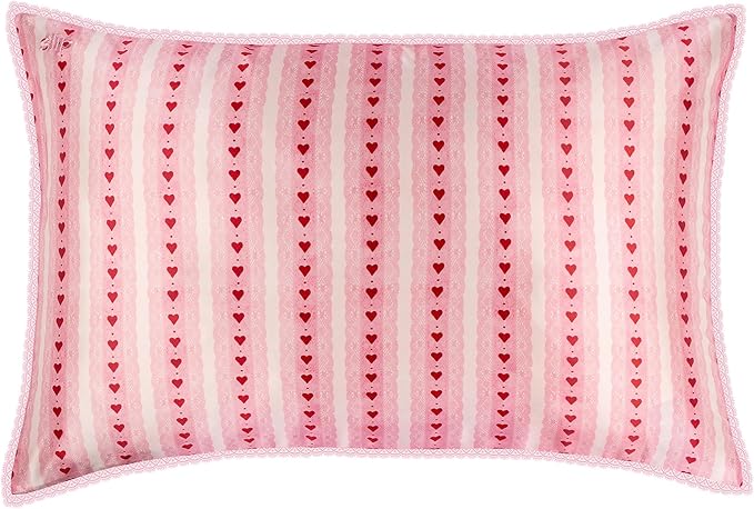slip The Original Queen Pure Silk Pillowcase – Sweetie Limited Edition with Lace Trim – 100% Pure Mulberry Slipsilk™ – Anti-Frizz, Anti-Crease, Anti-BedHead