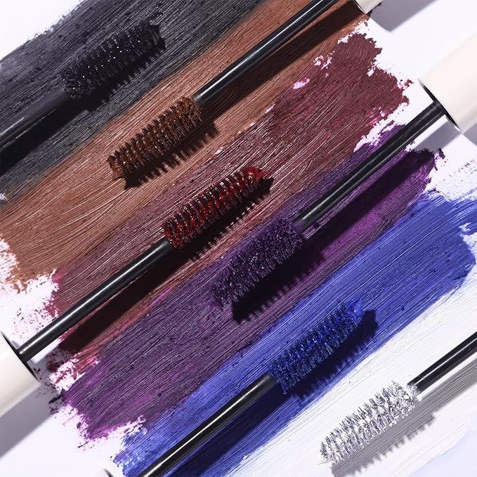 UCANBE Blue Mascara and Liquid Eyeliner Set, Waterproof Colored Eye Makeup Duo - Enhance Your Gaze with Natural Lasting Lift & Curl for Lashes and Pigmented Smudge-Proof Eye Liner