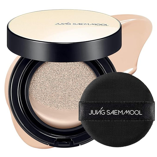 JUNG SAEM MOOL [ SPF ] Essential Skin Nuder Cushion (19 Pink Light) | Refill Not Included (0.49 Fl Oz) | SPF50 Broad Spectrum | Natural Finish | Makeup Artist Brand